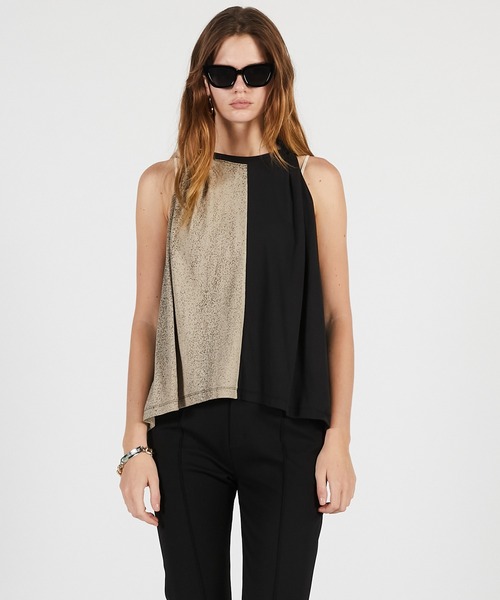 PRANK PROJECT（プランクプロジェクト）の「【2026Summer Pre-Order】ハーフプリントツイストトップ / Half Print Twist Top（Tシャツ/カットソー・レディース・ホワイト/ブラック・FREE）」の9枚目の写真