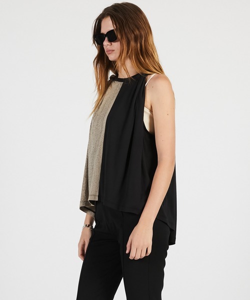 PRANK PROJECT（プランクプロジェクト）の「【2026Summer Pre-Order】ハーフプリントツイストトップ / Half Print Twist Top（Tシャツ/カットソー・レディース・ホワイト/ブラック・FREE）」の10枚目の写真