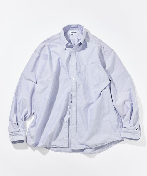 CAHLUMN(カウラム)の「CAHLUMN/カウラム Oxford Button Down Shirt/オックスフォード ボタンダウン シャツ(シャツ/ブラウス・メンズ・ホワイト/サックスブルー/その他13・MEDIUM/LARGE/XX-LARGE/X-LARGE)」の4枚目の写真