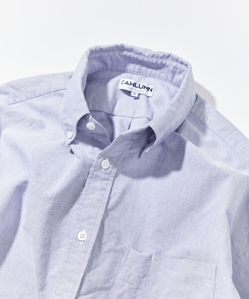 CAHLUMN(カウラム)の「CAHLUMN/カウラム Oxford Button Down Shirt/オックスフォード ボタンダウン シャツ(シャツ/ブラウス・メンズ・ホワイト/サックスブルー/その他13・MEDIUM/LARGE/XX-LARGE/X-LARGE)」の18枚目の写真
