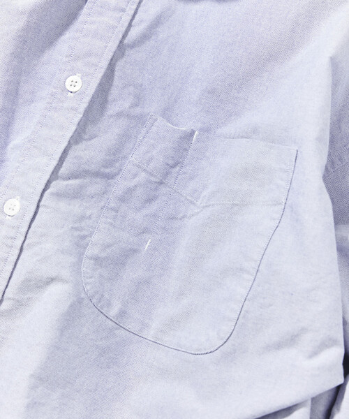 CAHLUMN(カウラム)の「CAHLUMN/カウラム Oxford Button Down Shirt/オックスフォード ボタンダウン シャツ(シャツ/ブラウス・メンズ・ホワイト/サックスブルー/その他13・MEDIUM/LARGE/XX-LARGE/X-LARGE)」の12枚目の写真