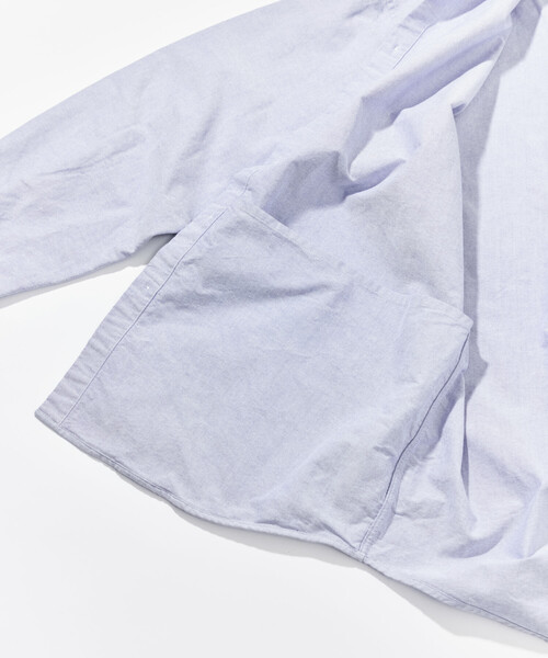 CAHLUMN(カウラム)の「CAHLUMN/カウラム Oxford Button Down Shirt/オックスフォード ボタンダウン シャツ(シャツ/ブラウス・メンズ・ホワイト/サックスブルー/その他13・MEDIUM/LARGE/XX-LARGE/X-LARGE)」の6枚目の写真