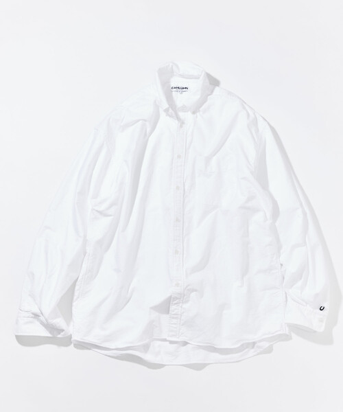 CAHLUMN(カウラム)の「CAHLUMN/カウラム Oxford Button Down Shirt/オックスフォード ボタンダウン シャツ(シャツ/ブラウス・メンズ・ホワイト/サックスブルー/その他13・MEDIUM/LARGE/XX-LARGE/X-LARGE)」の7枚目の写真