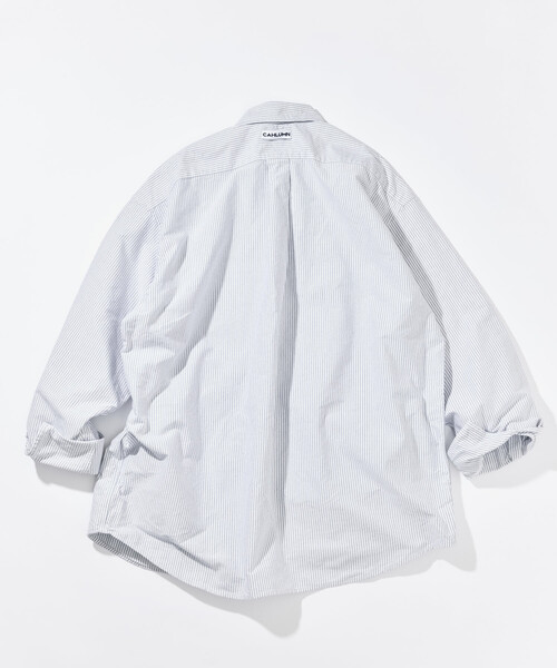 CAHLUMN(カウラム)の「CAHLUMN/カウラム Oxford Button Down Shirt/オックスフォード ボタンダウン シャツ(シャツ/ブラウス・メンズ・ホワイト/サックスブルー/その他13・MEDIUM/LARGE/XX-LARGE/X-LARGE)」の11枚目の写真