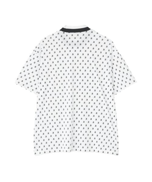 Jack Bunny!!(ジャックバニー)の「吸水速乾ロゴプリント半袖モックネックカットソー(Tシャツ/カットソー・メンズ・ネイビー/ホワイト/グリーン・X-LARGE/LARGE/MEDIUM)」の8枚目の写真