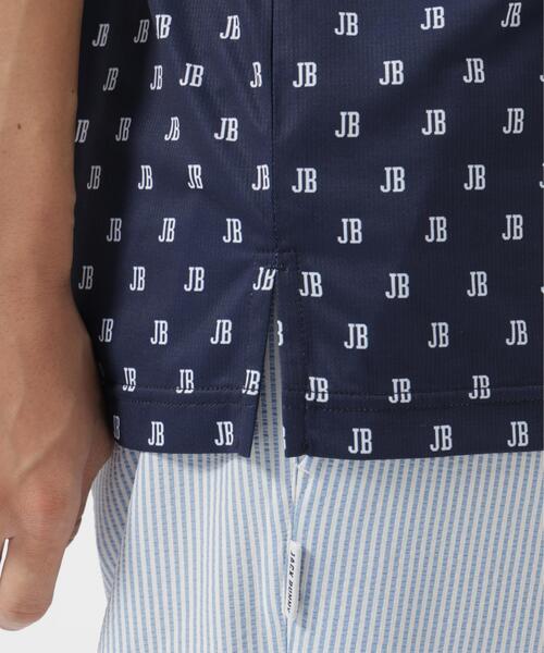Jack Bunny!!(ジャックバニー)の「吸水速乾ロゴプリント半袖モックネックカットソー(Tシャツ/カットソー・メンズ・ネイビー/ホワイト/グリーン・X-LARGE/LARGE/MEDIUM)」の17枚目の写真
