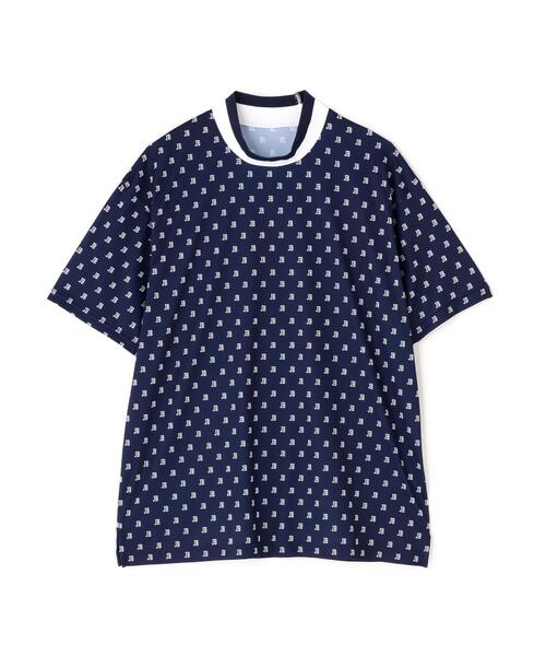 Jack Bunny!!(ジャックバニー)の「吸水速乾ロゴプリント半袖モックネックカットソー(Tシャツ/カットソー・メンズ・ネイビー/ホワイト/グリーン・X-LARGE/LARGE/MEDIUM)」の18枚目の写真