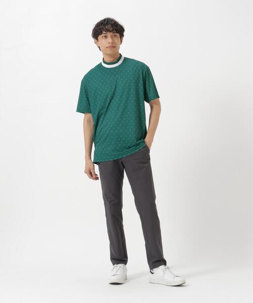 Jack Bunny!!(ジャックバニー)の「吸水速乾ロゴプリント半袖モックネックカットソー(Tシャツ/カットソー・メンズ・ネイビー/ホワイト/グリーン・X-LARGE/LARGE/MEDIUM)」の20枚目の写真