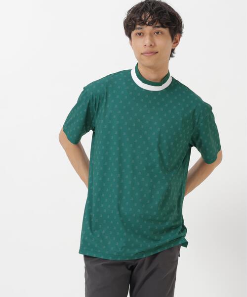 Jack Bunny!!(ジャックバニー)の「吸水速乾ロゴプリント半袖モックネックカットソー(Tシャツ/カットソー・メンズ・ネイビー/ホワイト/グリーン・X-LARGE/LARGE/MEDIUM)」の21枚目の写真
