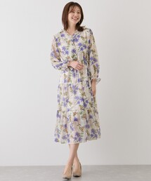 Jayro | フリルネック花柄ワンピース(ワンピース)