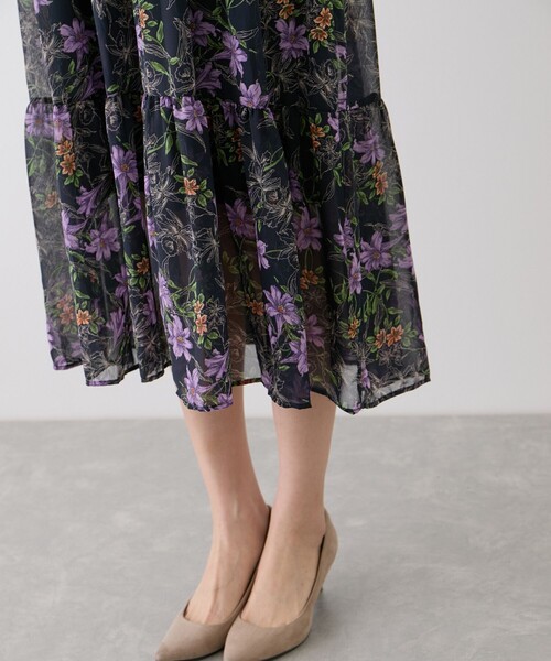 Jayro(ジャイロ)の「フリルネック花柄ワンピース(ワンピース・レディース・ホワイト系その他2・FREE)」の19枚目の写真