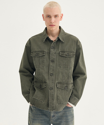 クーパーウォッシュドコットンチョアジャケット WASHED KHAKI