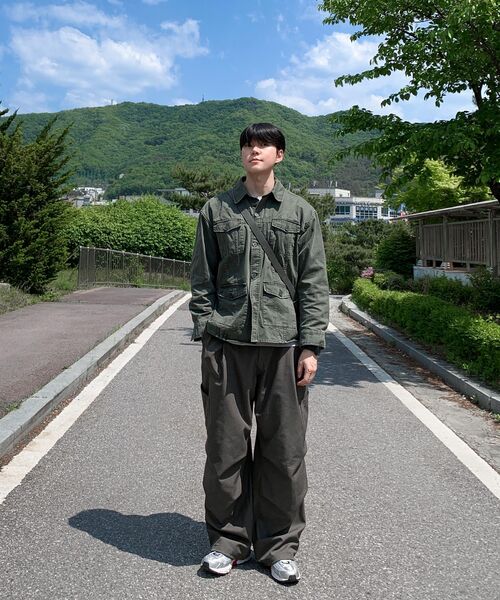 WEST GRAND BOULEVARD(ウエストグランドブルバード)の「クーパーウォッシュドコットンチョアジャケット WASHED KHAKI(ミリタリージャケット・メンズ・その他・MEDIUM/LARGE/X-LARGE)」の9枚目の写真
