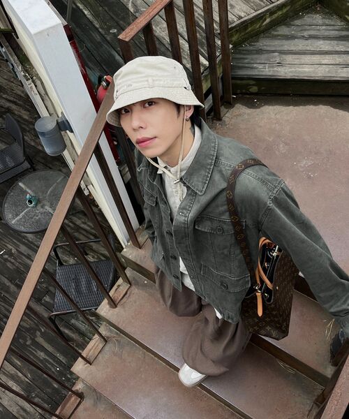 WEST GRAND BOULEVARD(ウエストグランドブルバード)の「クーパーウォッシュドコットンチョアジャケット WASHED KHAKI(ミリタリージャケット・メンズ・その他・MEDIUM/LARGE/X-LARGE)」の10枚目の写真