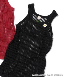 WIGGLE WIGGLE（ウィグルウィグル）の「【wiggle wiggle(ウィグルウィグル)】コラボ レイヤードメッシュワンピース（ワンピース）」