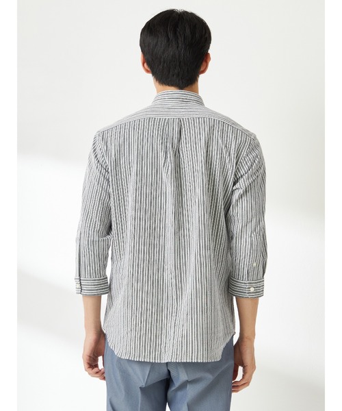 McGREGOR(マックレガー)の「ニットサッカーシャツ(シャツ/ブラウス・メンズ・アイボリー/バイオレット/ネイビー・L/M/XL)」の7枚目の写真