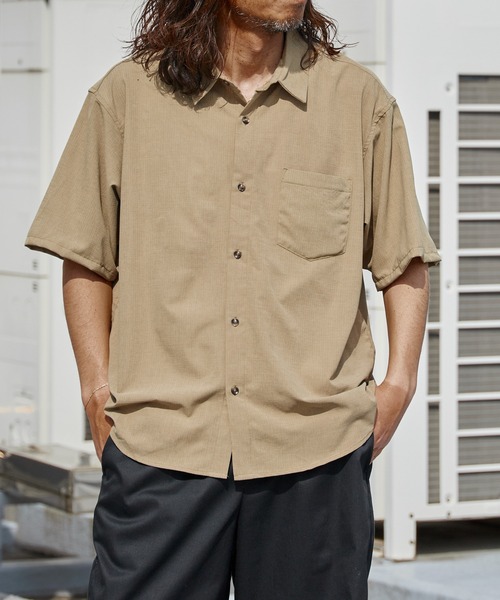 ROOPTOKYO（ループトウキョウ）の「機能素材半袖シャツ 多機能 2026年春夏（シャツ/ブラウス・メンズ・ホワイト/ブラック/カーキブラウン・M/L）」の14枚目の写真