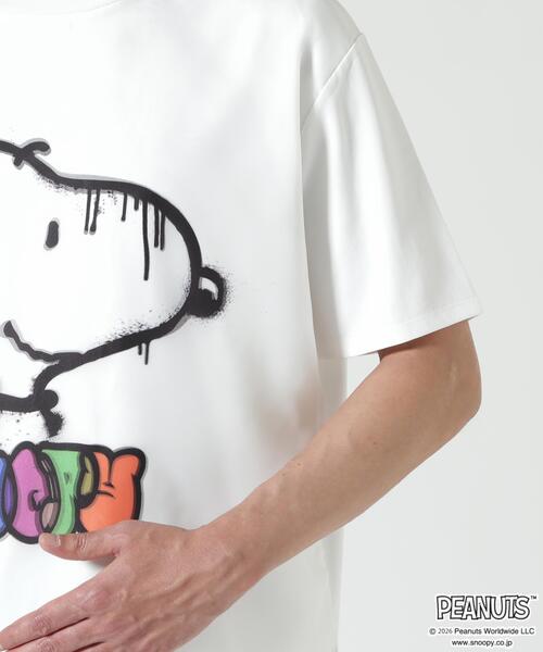 TRIPPY ART(トリッピーアート)の「TRIPPY ART(トリッピーアート)SNOOPY DRIP TEE(Tシャツ/カットソー・メンズ・ホワイト・L/S/M)」の12枚目の写真