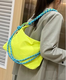 カラフル紐ショルダーバッグ