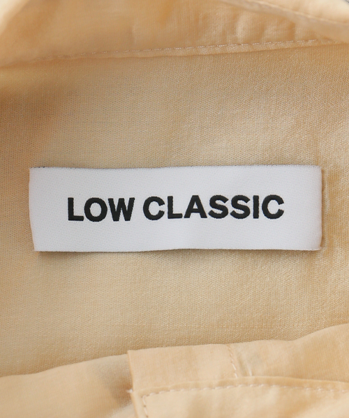 LOW CLASSIC(ロウ クラシック)の「【LOW CLASSIC/ロウ クラシック】 SEE-THROUGH SHIRRED BACK BLO(シャツ/ブラウス・レディース・イエロー・MEDIUM)」の7枚目の写真