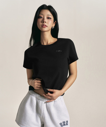 BORN TO WIN（ボーントゥウィン）の「W SILVER B BASIC T-SHIRTS [BLACK]（Tシャツ/カットソー）」