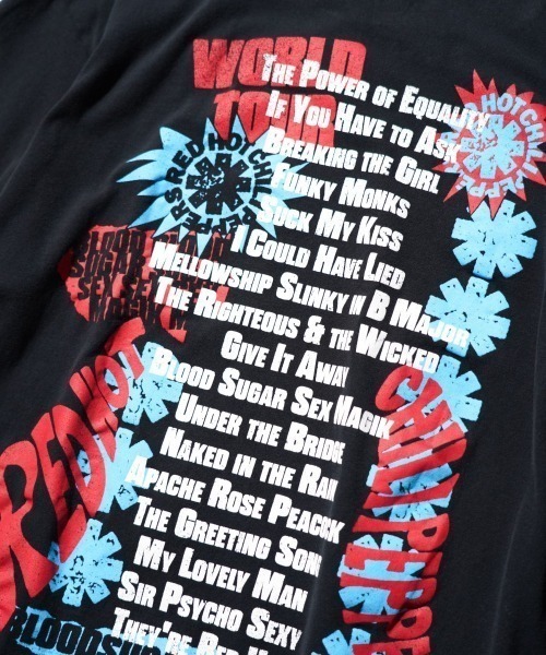 THRIFTY LOOK（スリフティールック）の「TRIFTY LOOK スリフティルック / THRIFTY"RHCP"TEE（Tシャツ/カットソー・メンズ・ブラック/ブラック系1・MEDIUM/LARGE/X-LARGE）」の11枚目の写真