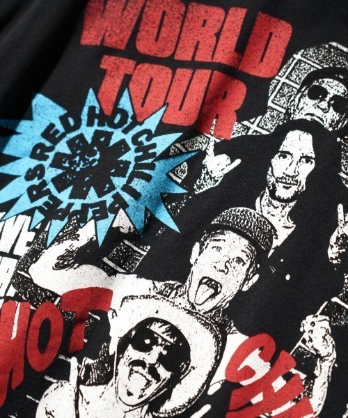 THRIFTY LOOK（スリフティールック）の「TRIFTY LOOK スリフティルック / THRIFTY"RHCP"TEE（Tシャツ/カットソー・メンズ・ブラック/ブラック系1・MEDIUM/LARGE/X-LARGE）」の9枚目の写真
