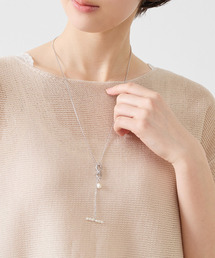 MELROSE claire（メルローズ クレール）の「【パールY字ネックレス】（ネックレス）」