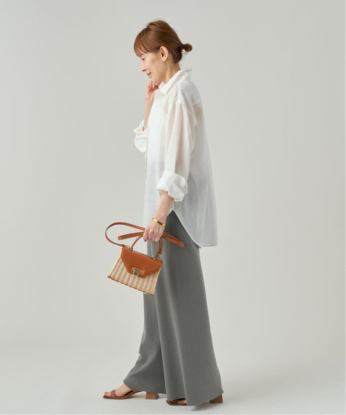 capaf（カパフ）の「CAPAF カパフ Bag Small 13258（かごバッグ・レディース・ベージュ・FREE）」の4枚目の写真