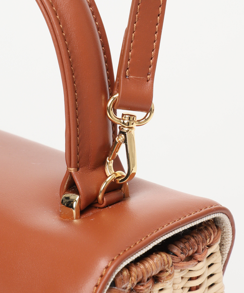 capaf（カパフ）の「CAPAF カパフ Bag Small 13258（かごバッグ・レディース・ベージュ・FREE）」の15枚目の写真