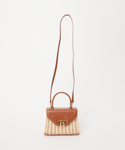 capaf（カパフ）の「CAPAF カパフ Bag Small 13258（かごバッグ・レディース・ベージュ・FREE）」の16枚目の写真