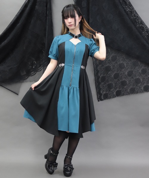 axes femme｜アクシーズファムのワンピース/ドレス（ブルー・ネイビー