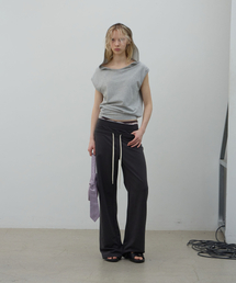 LCDC TM（エルシーディーシーティーエム）の「DOUBLE WAIST JERSEY PANTS (DARK GREY)（スウェットパンツ）」