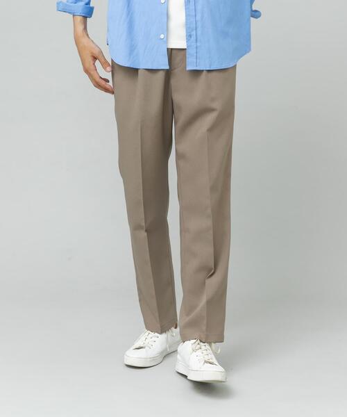 URBAN RESEARCH ROSSO MEN(アーバンリサーチロッソメン)の「『セットアップ対応』『防シワ』サマーウール調ストレートスラックス(その他パンツ・メンズ・ベージュ/ブラック/グレー・MEDIUM/LARGE)」の3枚目の写真