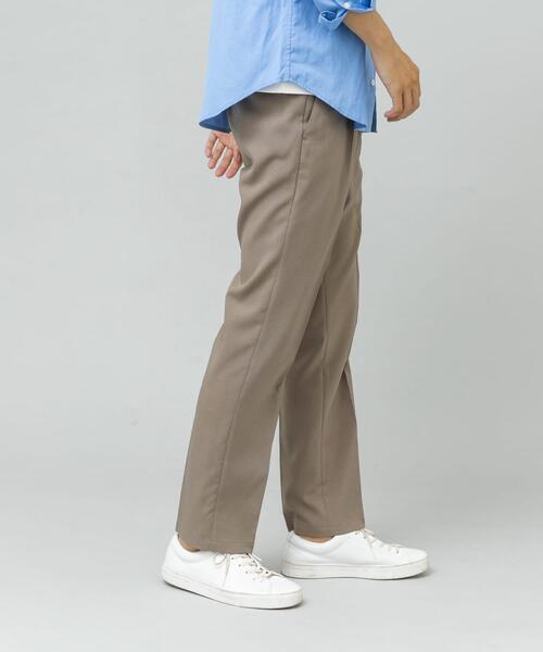 URBAN RESEARCH ROSSO MEN(アーバンリサーチロッソメン)の「『セットアップ対応』『防シワ』サマーウール調ストレートスラックス(その他パンツ・メンズ・ベージュ/ブラック/グレー・MEDIUM/LARGE)」の12枚目の写真
