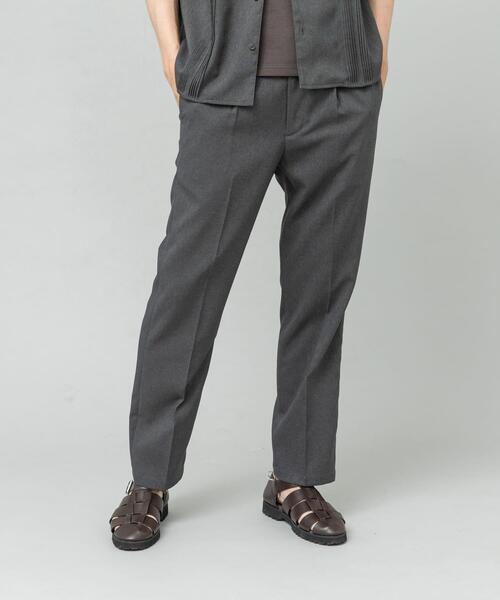 URBAN RESEARCH ROSSO MEN(アーバンリサーチロッソメン)の「『セットアップ対応』『防シワ』サマーウール調ストレートスラックス(その他パンツ・メンズ・ベージュ/ブラック/グレー・MEDIUM/LARGE)」の17枚目の写真