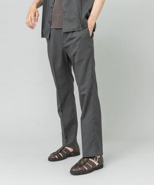 URBAN RESEARCH ROSSO MEN(アーバンリサーチロッソメン)の「『セットアップ対応』『防シワ』サマーウール調ストレートスラックス(その他パンツ・メンズ・ベージュ/ブラック/グレー・MEDIUM/LARGE)」の18枚目の写真
