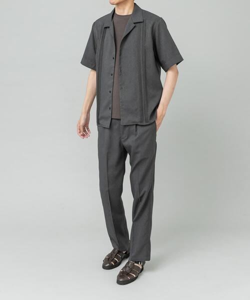 URBAN RESEARCH ROSSO MEN(アーバンリサーチロッソメン)の「『セットアップ対応』『防シワ』サマーウール調ストレートスラックス(その他パンツ・メンズ・ベージュ/ブラック/グレー・MEDIUM/LARGE)」の20枚目の写真