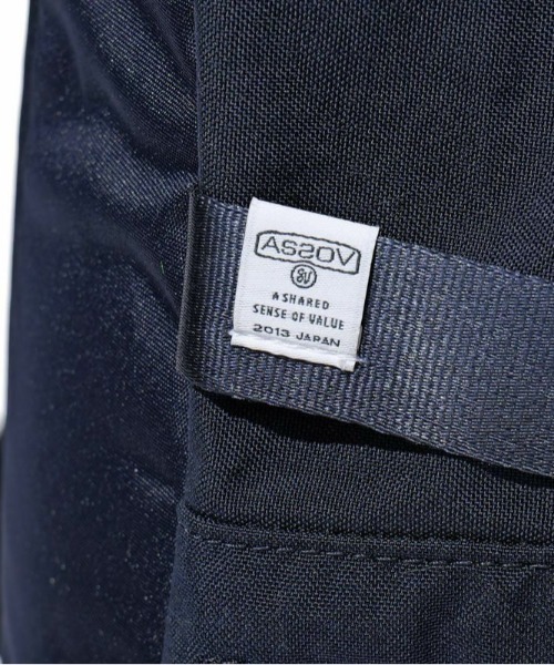 AS2OV(アッソブ)の「【AS2OV/アッソブ】 HIGHDENSITY DAY PACK / デイパック リュック(バックパック/リュック・メンズ・ネイビー/ブラック/グレー・FREE)」の16枚目の写真