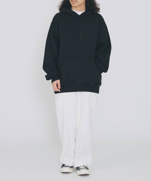 styles(スタイルス)の「Reigning Champ MIDWEIGHT TERRY RELAXED HOODIE RC-3719(パーカー・メンズ・ブラック/グレー・M/L)」の9枚目の写真