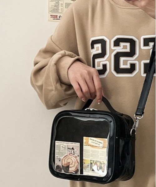 BACKYARD FAMILY（バックヤードファミリー）の「痛バッグ ショルダー 小さめ ミニ 推し活（ショルダーバッグ・レディース・シルバー/ブラック/パープル/ホワイト/ピンク・FREE）」の6枚目の写真