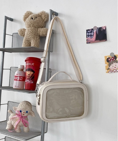 BACKYARD FAMILY（バックヤードファミリー）の「痛バッグ ショルダー 小さめ ミニ 推し活（ショルダーバッグ・レディース・シルバー/ブラック/パープル/ホワイト/ピンク・FREE）」の21枚目の写真