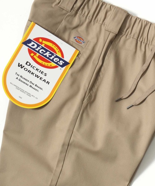 Dickies(ディッキーズ)の「Dickies/ディッキーズ Twill & Denim Work Pants/ツイル デニム ワイドストレートパンツ/ワークパンツ/イージーパンツ(デニムパンツ・メンズ・チャコール/ベージュ/ブルー系その他/ブラック/カーキ/ブラック系その他・M/L/XL)」の4枚目の写真