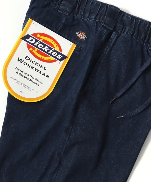 Dickies(ディッキーズ)の「Dickies/ディッキーズ Twill & Denim Work Pants/ツイル デニム ワイドストレートパンツ/ワークパンツ/イージーパンツ(デニムパンツ・メンズ・チャコール/ベージュ/ブルー系その他/ブラック/カーキ/ブラック系その他・M/L/XL)」の6枚目の写真