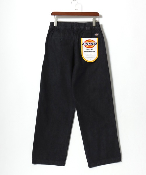 Dickies(ディッキーズ)の「Dickies/ディッキーズ Twill & Denim Work Pants/ツイル デニム ワイドストレートパンツ/ワークパンツ/イージーパンツ(デニムパンツ・メンズ・チャコール/ベージュ/ブルー系その他/ブラック/カーキ/ブラック系その他・M/L/XL)」の16枚目の写真