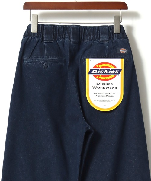 Dickies(ディッキーズ)の「Dickies/ディッキーズ Twill & Denim Work Pants/ツイル デニム ワイドストレートパンツ/ワークパンツ/イージーパンツ(デニムパンツ・メンズ・チャコール/ベージュ/ブルー系その他/ブラック/カーキ/ブラック系その他・M/L/XL)」の12枚目の写真