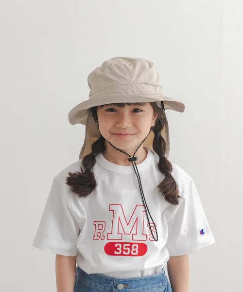 URBAN RESEARCH DOORS(アーバンリサーチドアーズ)の「撥水UVポケッタブルハット(KIDS)(ハット・キッズ・ネイビー/グレー系その他・ONE)」の7枚目の写真