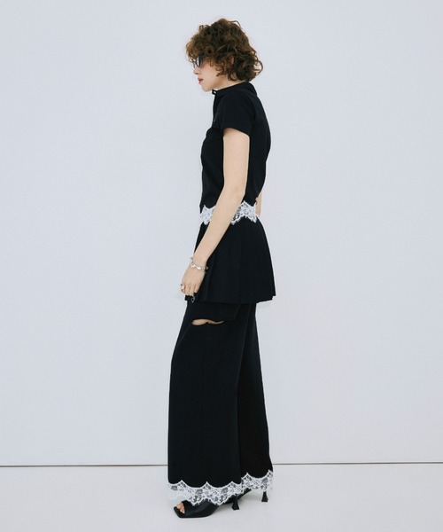 JOSE MOON(ジョゼムーン)の「PLEATS MINI SKIRT/プリーツミニスカート(スカート・レディース・ブラック/グレー・38/36)」の21枚目の写真