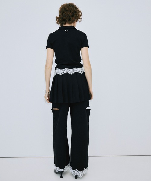 JOSE MOON(ジョゼムーン)の「PLEATS MINI SKIRT/プリーツミニスカート(スカート・レディース・ブラック/グレー・38/36)」の22枚目の写真