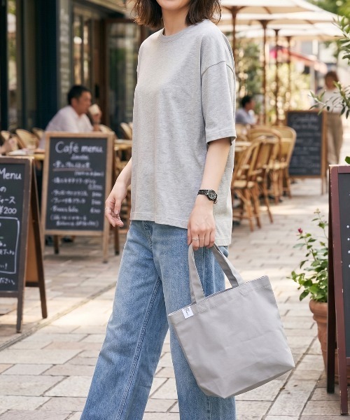 CAMPFREE（キャンプフリー）の「[キャンプフリー] CAMPFREE 無地 キャンバストートバッグ  [綿 キャンバス 帆布 コットン]（トートバッグ・レディース・ナチュラル/ライトグレー/ブラック/ネイビー・W/L/M/S）」の10枚目の写真